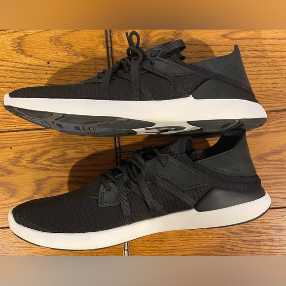 EUC Olukai Men’s Mio Li sneakers, black, size 9/42 - Picture 4 of 8